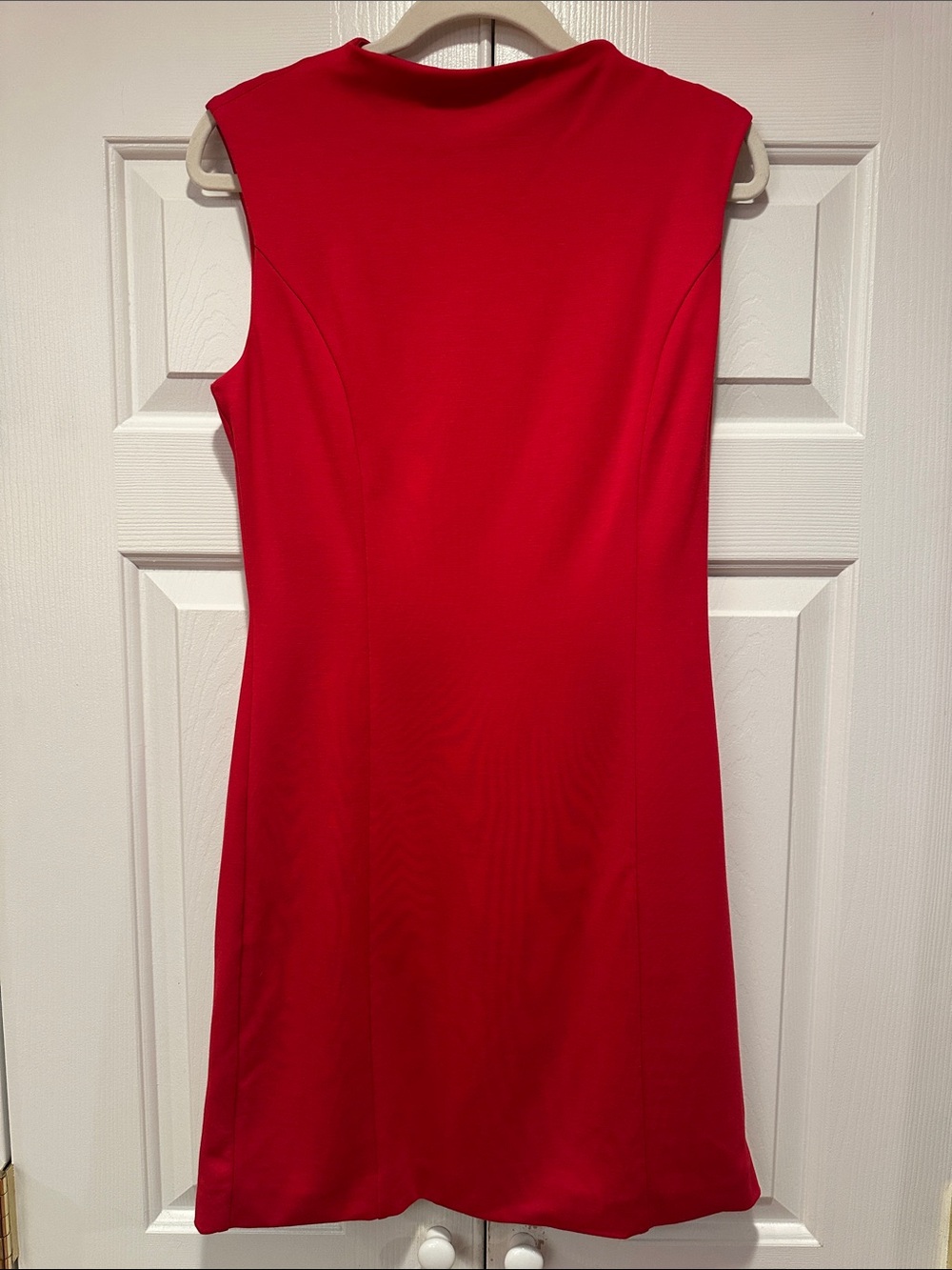 Banana Republic Sleeveless Red Sheath Dress NWT size Small Tall